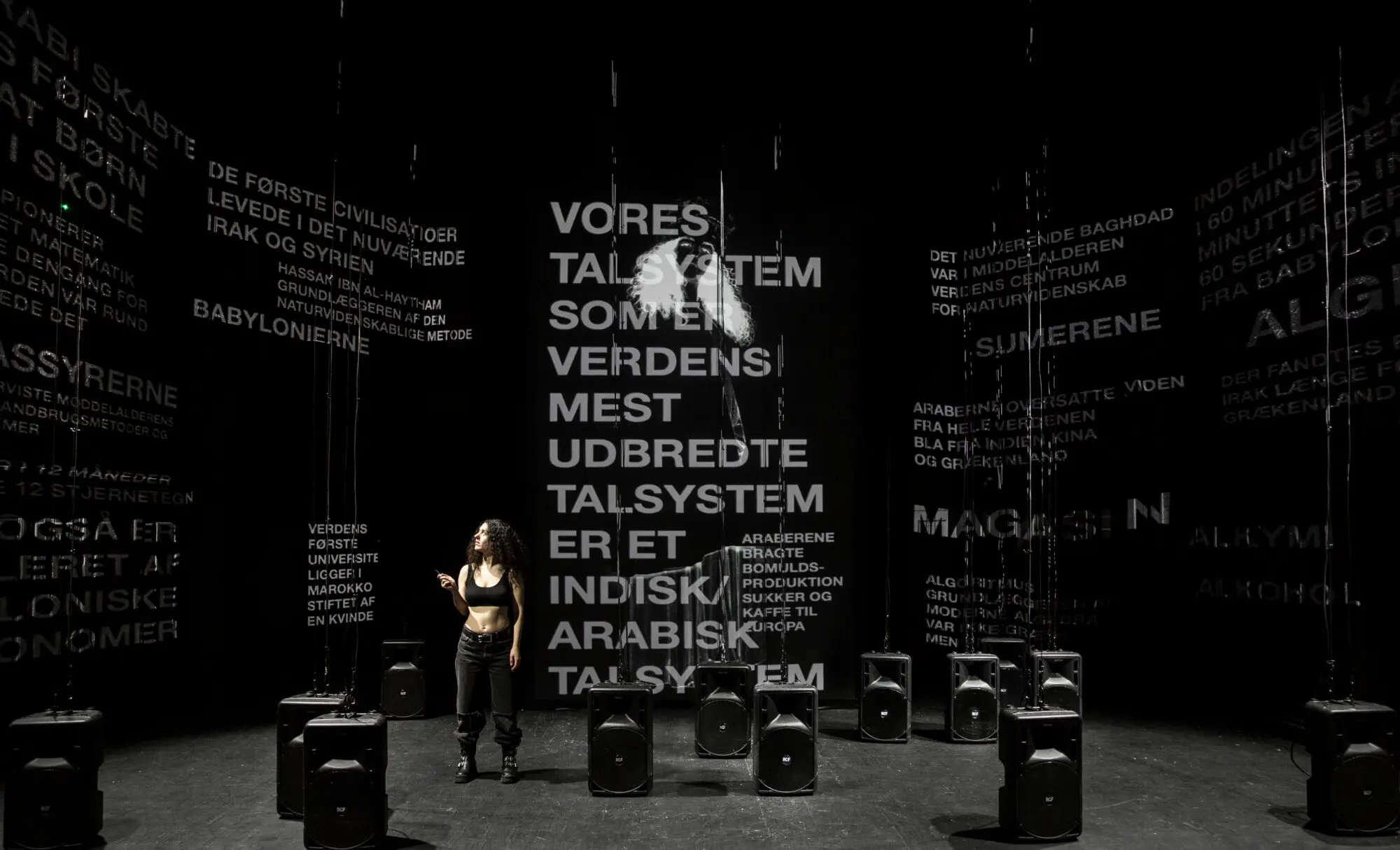 Forestillingen Den Anden Arabiske Kvinde på Blaagaard Teater